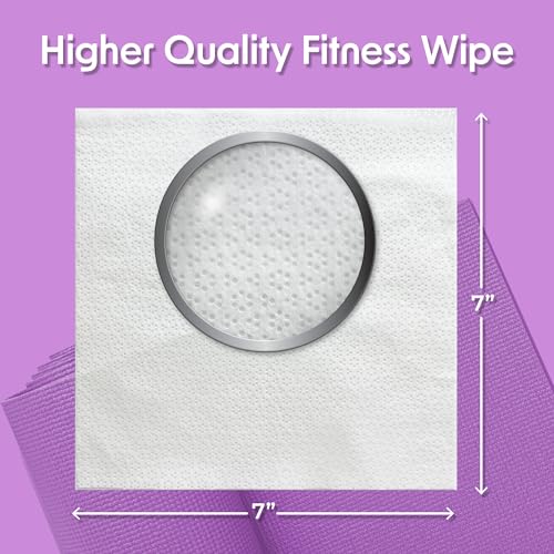Wipex Yoga Mat Cleaner & Fitness Gym Wipes - Natural Lavender & Vinegar - 75 Count for Cleaning Yoga Mats, Spinning & Peloton Bikes, Weight Machines & Surfaces - 12 Pack Case - size: 75 Count (Pack of 12)