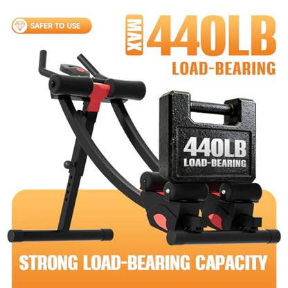 Ab machine, AB trainer machine,workout equipment for Home Gym Strength Training, Ab workout equipment, AB machine for stomach workout, Foldable abdominal trainer for Men and Women exercise