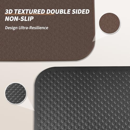 Foldable Exercise Pad for Gym or Home Use, (1.2" x 14"x 24"）Extra Thick and Wide Multi-Functional Knee Pad Cushion & Push Up Mat for Man Woman Kids, Non-Toxic POE Kids Yoga Mat, Lightweight Elbow Cushion for Yoga, Pilates