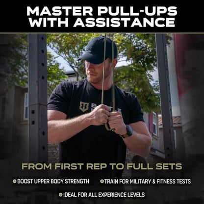 Battle Bunker Resistance Bands for Working Out - Heavy Duty Pull-Up Assist