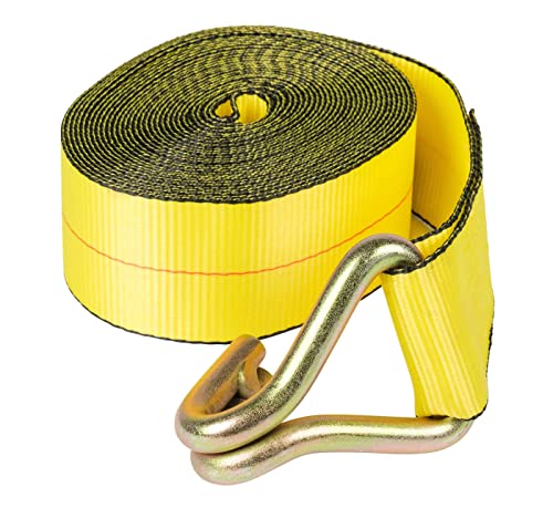 Mytee Products 3" x 30' Winch Strap with Wire Hook