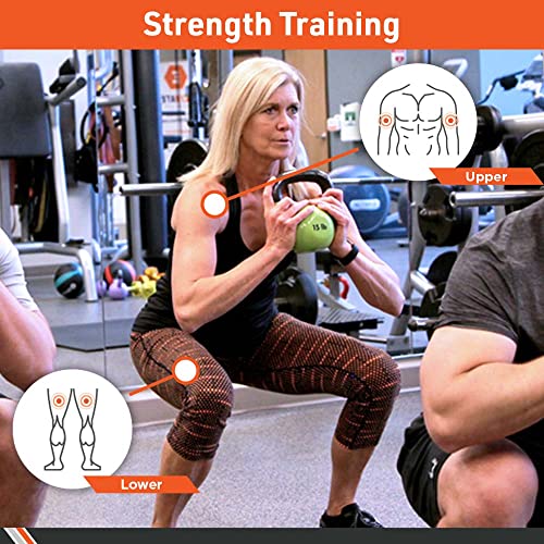 Body Sport Cast Iron Vinyl Coated Kettlebells – Kettlebell for Weight Lifting – Strength Training Kettlebell – Professional Fitness for Gym & At Home - style: 5-pound