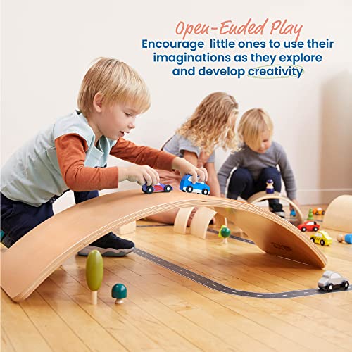 ECR4Kids Balance Board, Montessori Toy, Natural - color: Natural