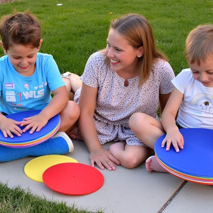 12 Pcs 9 Inch Agility Cones, Multiple Color