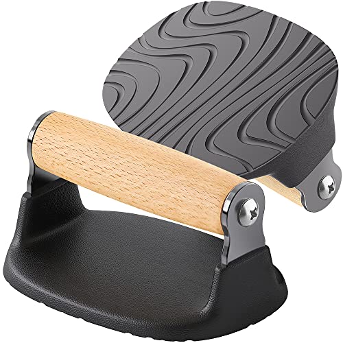 Dolibest Push Up Bar, 12'' High Parallettes Bars with Wooden Handles, Stable and Comfortable Calisthenics Equipment, Suitable for Handstand, L-Sit, Dip Bar, Strength Training for Indoor Outdoor Use - color: Wooden Handle