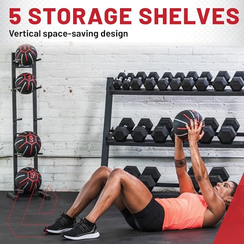 Lifeline Fitness Medicine Ball Set - Total Body Strength and Stability Training - Non-Slip, Light Bounce - Textured Surface - Durable - Home Gym Exercise Equipment