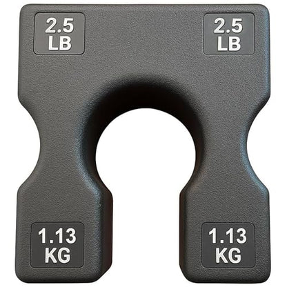 2.5 LB and 5 LB Weight Stack Add On – Weight Stack Adapter Plate for Home Gym & Exercise Machines, Add Resistance to Weight Stack, Incremental Weight Adjustments for Improved Strength Training Results - size: 2.5 LBS