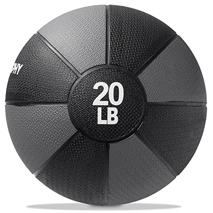 Philosophy Gym Medicine Ball - Weighted Fitness Non-Slip Ball