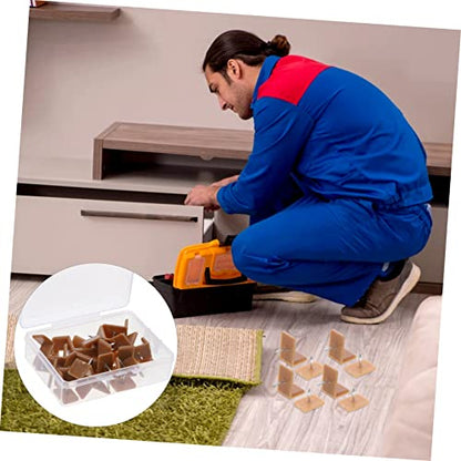 Shaped Cleat Sliders for Furniture Core Sliders Plastic Drawer Slide Socket Easy Install for Dresser Drawer Guides