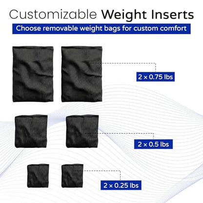 Weighted Vest for kids with Adjustable Weights, Compression Vest for Kids & Toddlers, Removable Metal Beads, Breathable Mesh and 6 Pockets