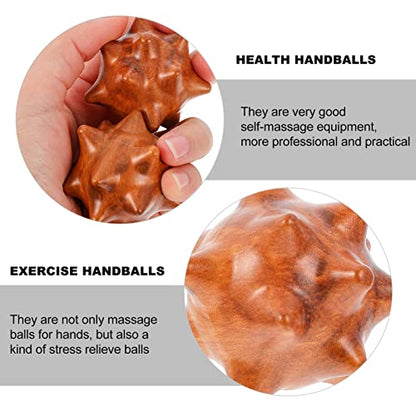 2pcs Hand Massage Balls for Finger Therapy Multifunctional Massage Supplies for Office and Home Use for Relaxation and Mobility Recovery
