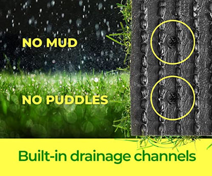 VViViD Artificial Grass Synthetic Weatherproof Vinyl Turf Mat Roll (1ft x 3.33ft (40 Inch))