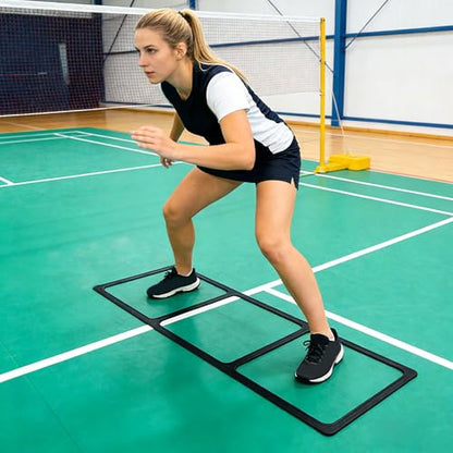 Agility Ladder , Speed Ladder for Football, Basketball , Soft Elastic Training Ladder for Footwork , Portable & Non-Slip Agility Football Training Equipment for Speed Practice and Movement Exercises