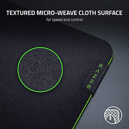 Razer Gigantus V2 Cloth Gaming Mouse Pad (Large), Thick, Classic Black - color: Classic Black, size: Large