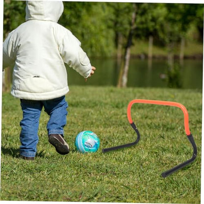 BESPORTBLE Adjustable Speed Hurdles Set for Football Training 2-Stage Height Mini Agility Hurdles
