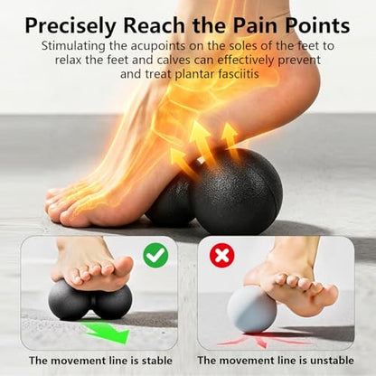 Massage Acupoint Massage Mini Peanut Massage Dual Fascia Relaxation Epp Connection Acupoint Exercise Relieve Fitness Ballsmassage
