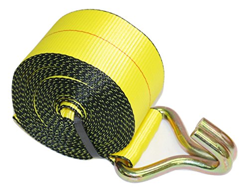 Mytee Products 3" x 30' Winch Strap with Wire Hook