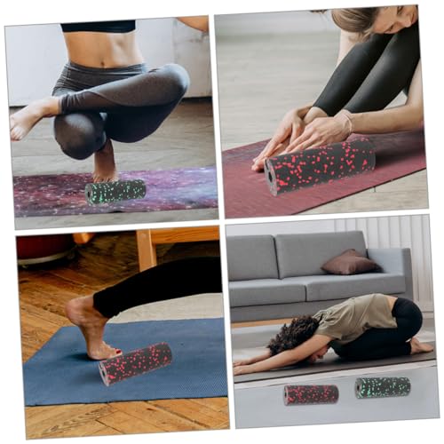 POPETPOP 2Pcs Compact Foam Roller Set Hollow Portable Muscle Massage Roller for Back Pain Relief Lightweight Exercise Tool for Travel and Fitness