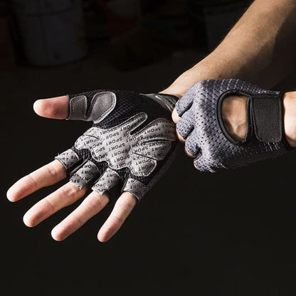 KEYDUACU Workout Gloves,Weight Lifting Fingerless Gym Exercise Gloves,Men's and Women's Anti-calluses Must-Have Fitness Gloves, Lightweight and Breathable - color: pink, size: Small
