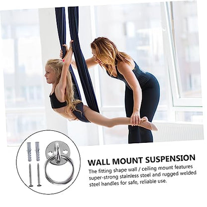 Toyvian Ceiling Anchor Suspension Trainer Bracket Durable Fixed Disk for Yoga Swings Gymnastic Rings and