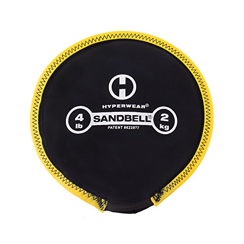 HYPERWEAR SandBell® Soft Sandbag Weight (2–50 lbs) – Pre-Filled with Clean USA Sand, Safe Soft Weight for Strength Training, HIIT, Functional Fitness, Rucking & Home Workouts