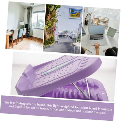 1pc Portable Incline Board for Leg Exercise Calf Stretching Tool Foot Ankle Stretch Board Home Gym Equipment