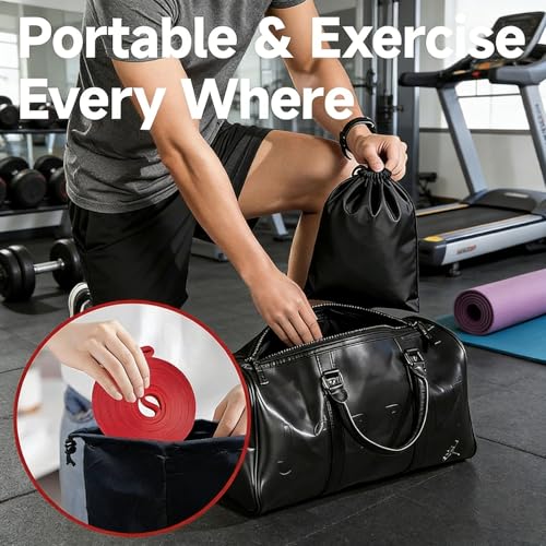 Pull Up Bands, Resistance Bands, Exercise Bands for Full-Body Training, Pull Up Assistance Bands Set for Men & Women, Fitness, Physical Therapy, Stretch Workout Bands at Home, Gym