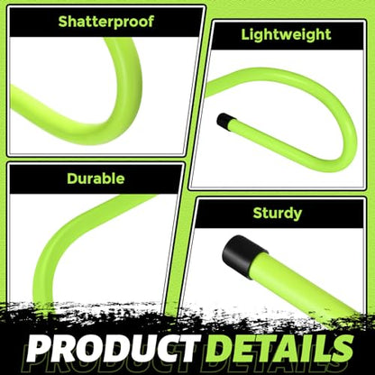 Wettarn 18 Pcs 6" Speed Training Hurdles Mini Agility Hurdles Bulk - color: Green