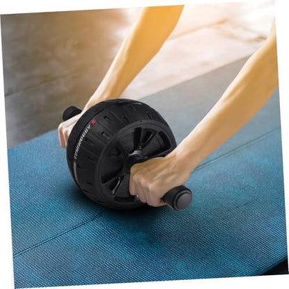 Totority Silent Ab Roller Wheel with Large Wheel and Knee Pad Core Strengthening Exercise Equipment for Men and Women Suitable for Beginners and Experts Home Gym Workout Trainer