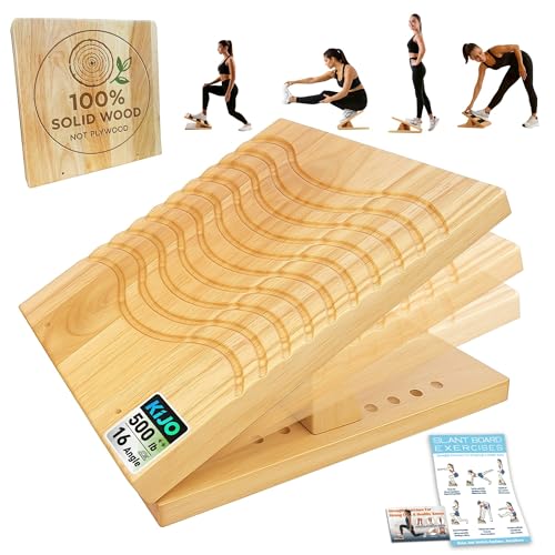 Foot Stretch Board for Plantar Fasciitis Relief, Wave Design Calf Stretcher for Home & Office Use