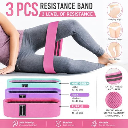 SINYWAY 10 PCS Barbell Pad Set for Squat,Hip Thrust Pad Workout Foam - color: Pink