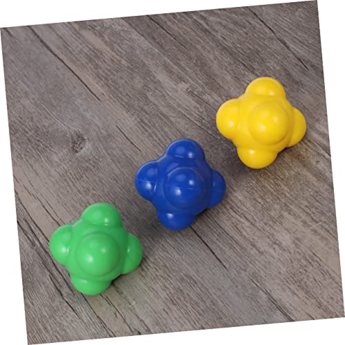 BESPORTBLE Agility Reaction Training Ball 58mm Silicone Hexagonal Ball for Speed and Coordination for Baseball Practice Suitable for Ages