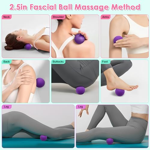 Fabric Resistance Bands for Working Out, Wide Booty Belt with Multiple Resistance Levels. Yoga Balance Balls. Great for HIPS, Thighs Exercises. with Fitness Poster