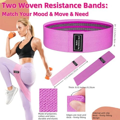Women Glute Workout Equipment, Hip Thrust Belt for Weights, Booty Bands Exercise Bands Pilates Ball, Glute Workout at Home Pilates Exercise Equipment Kit for Home Gym Fitness Accessories