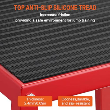 Plyometric Jump Box 3 Pcs Set, 12/18/24 inches Fitness Exercise Platform