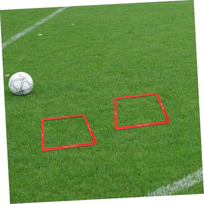 BESTonZON 6Pcs Professional Football Agility Training Rings Durable Reusable Speed Circles for Soccer Sports Drills Bright for Enhanced Visibility Grass