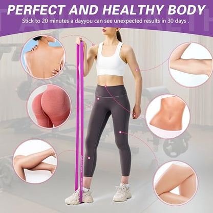 Resistance Bands,Pull Up Bands,Stretching Assist Bands Set for Men & WomenPortable Exercise, Muscle Training,Physical Therapy,Exercise Workout Bands for Working Out