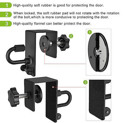 Kipika Heavy Duty Door Anchor Attachment - Shoulder Pulley - Over Door Rehab Exerciser for Rotator Cuff Recovery, Strength Training, Physical Therapy Exercise, Home Gym