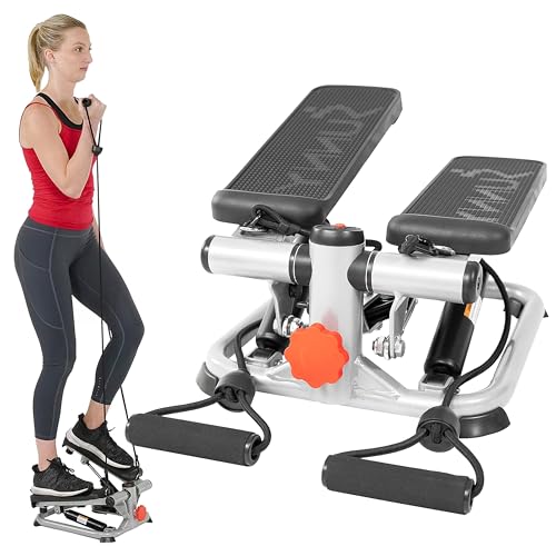 Sunny Health & Fitness Mini Stepper w/LCD Monitor & Adjustable Step Height - color: Grey