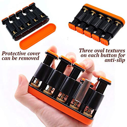 Finger Strengthener, Guitar Beginner Exercier, Finger Trainer, Hand Grip Strength Trainer for Athletes,Musicians