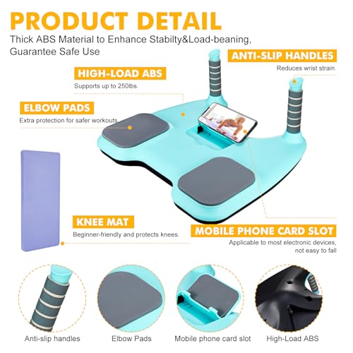 Balance Boards for adults 360°Core Trainer with Balance Pad – Exercise Wobble Board Core Activation Stability for Balance drills, Workout equipment for Kids, Women, Men, Athletes, Beginners Fitness
