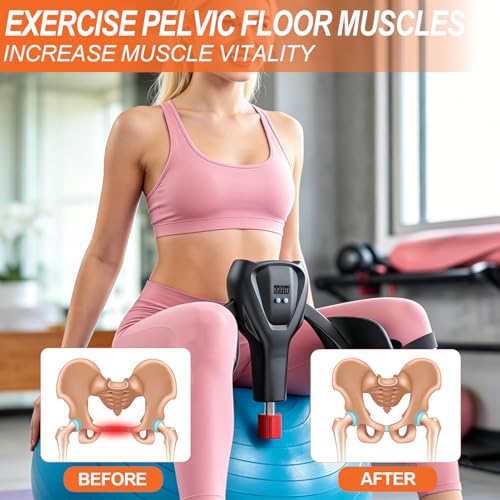 2026 Thigh Master LCD Display - Pelvic Floor Exercise Devices 10-100lb Adjustable Resistance Inner Thigh Exerciser with Leg Band & Poster - Thigh Trainer, Kegel Trainer, Pelvic Health for Women Men