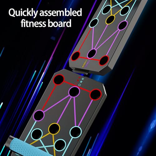 Multifunction Foldable Push Up Boards Portable Push Up Boards Fitness Equipment for Strength Training and Muscle Building Fitness Strength & Exercise Training Equipment - color: A