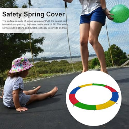 Genérico Universal Replacement Trampoline, Waterproof Safety Pad, Trampoline Spring Cover, 6ft / 8ft / 10/12 Diameter for Kids