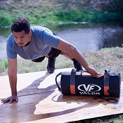 Valor Fitness SDB Pre-Filled Sandbags for Weight and Functional Training with 5 Grip Handles - style: 10 lb