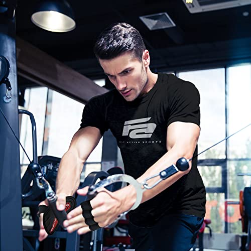 Workout Gloves for Gym - Durable Gym Grips, & Grip Pads - Rubber Padding to Avoid Calluses - Suits Men & Women