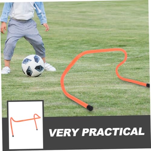 4pcs Agility Hurdles Plastic Training Barriers for Speed and for Soccer Football and Track Practice for Boys and Girls and Athletes