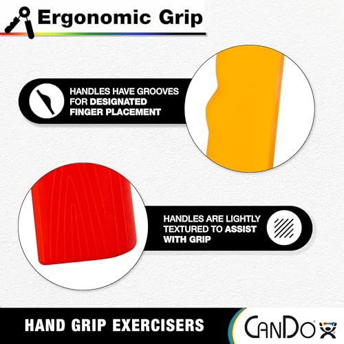 CanDo Ergonomic Hand Grip - color: Black, size: X-Heavy - 48 lb