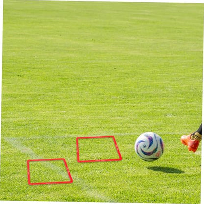 Multi-Function Agility Rings 6pcs Set Soccer Training Equipment Speed Agility Training Sports Supplies for Boys and Girls