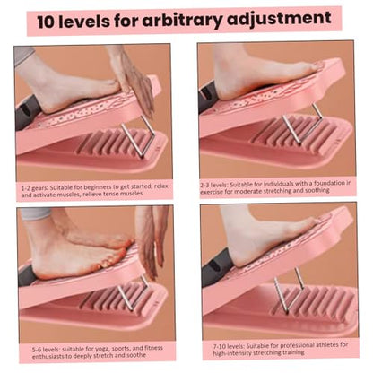 Calf Stretcher Slant Board 13-Level Adjustable Foldable Stretching Ramp with Magnets for Plantar Fasciitis Achilles Stretch, Style-1 - color: Style-1